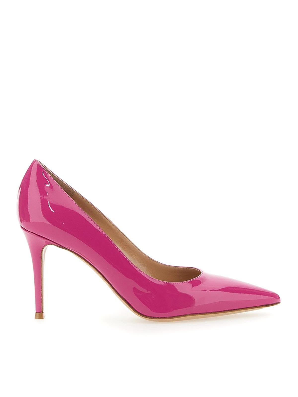 GIANVITO ROSSI Decolleté Gianvito 85 In Fuchsia Product Image