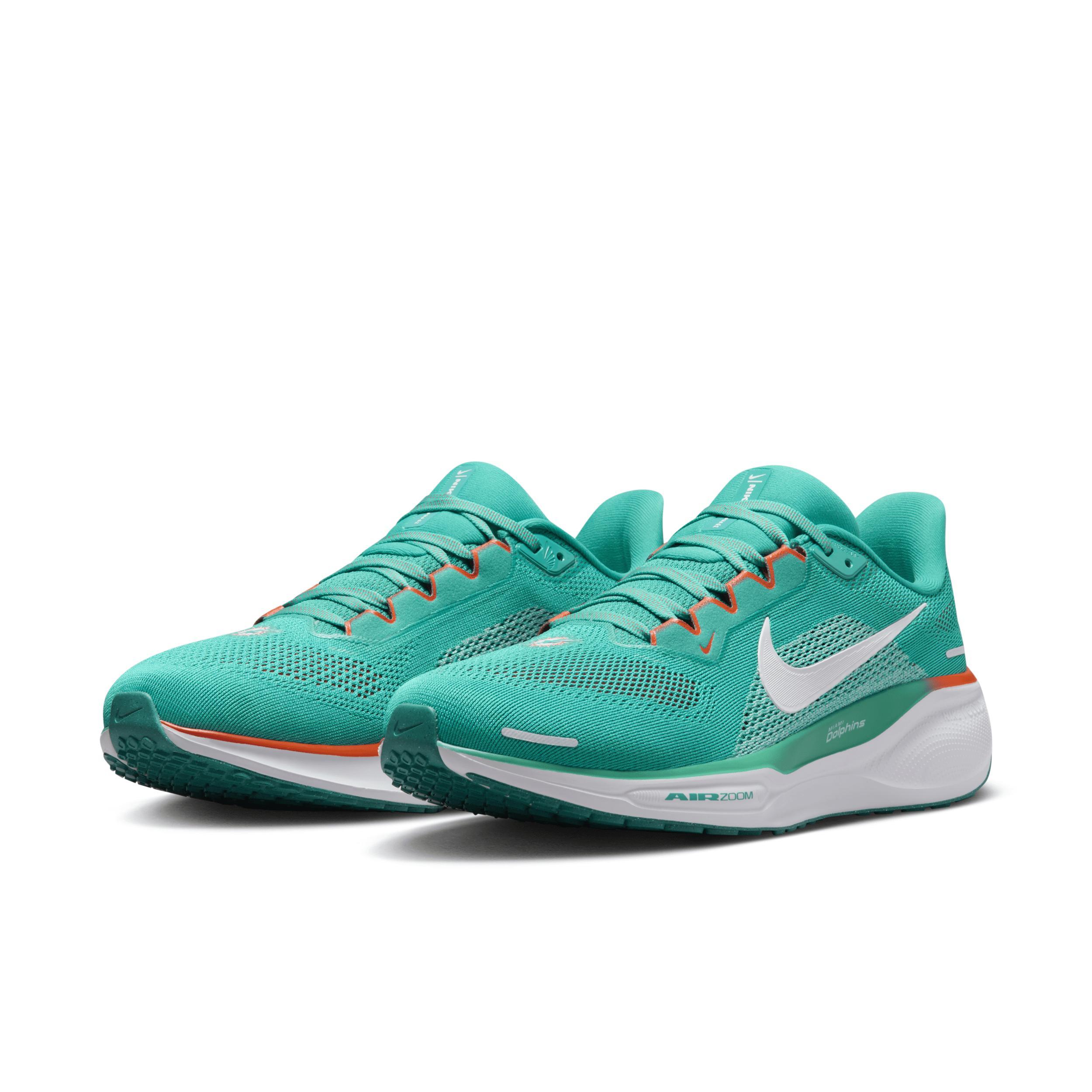 Nike Men's Pegasus 41 NFL Miami Dolphins Road Running Shoes Product Image