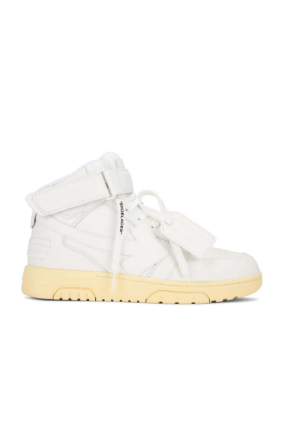 OFF-WHITE Out Of Office Mid Top Sneaker White. (also in 42, 43). Product Image