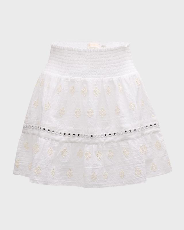 Annetta Embroidered Mini Skirt Product Image