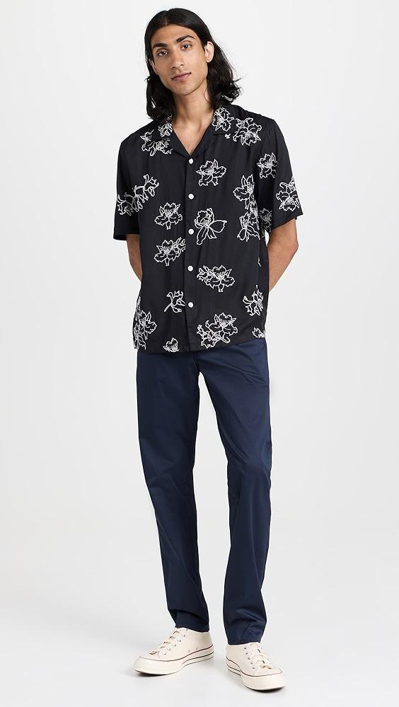 rag & bone Avery Resort Embroidered Shirt | Shopbop Product Image