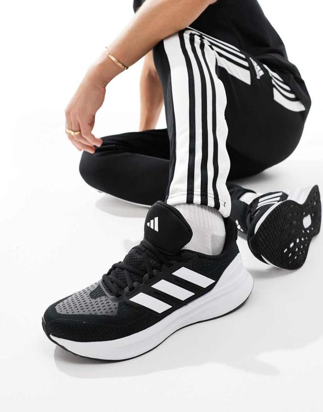 adidas Running Ultrabounce 2 sneakers in black and white Product Image