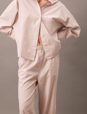 Cotton Poplin Wide Leg Pants Product Image