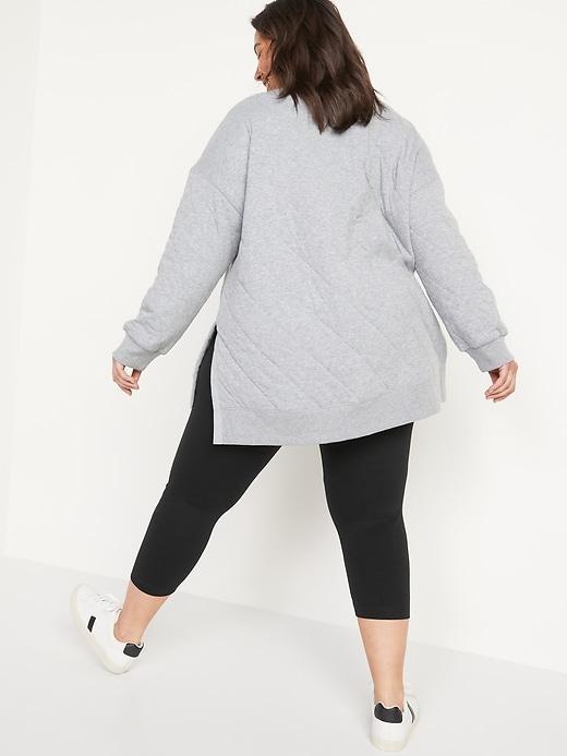 High-Waisted Crop Leggings Product Image