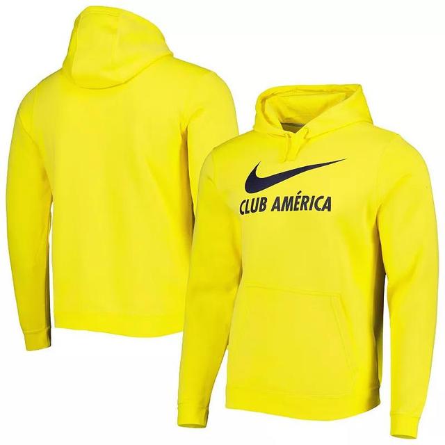 Mens Nike Yellow Club America Lockup Club Pullover Hoodie Product Image