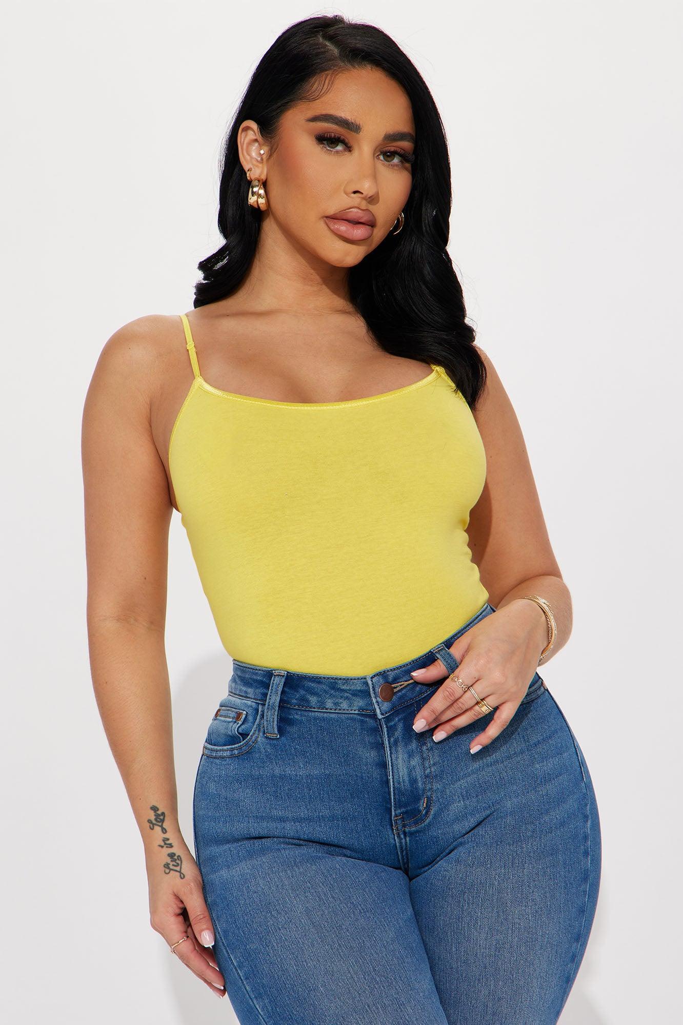 Love To Layer Tank - Yellow Product Image