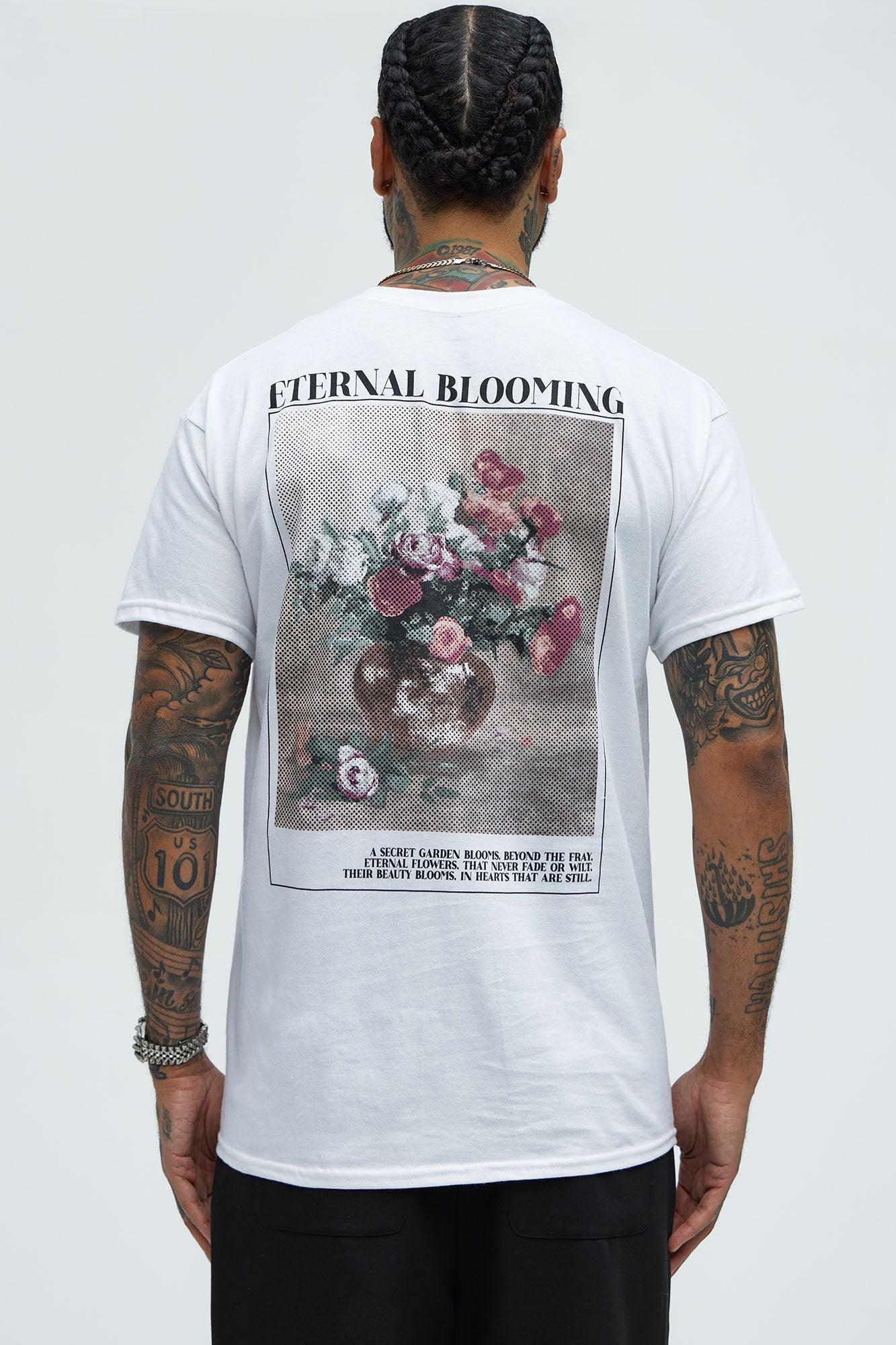 Eternal Blooming Short Sleeve Tee - White Product Image