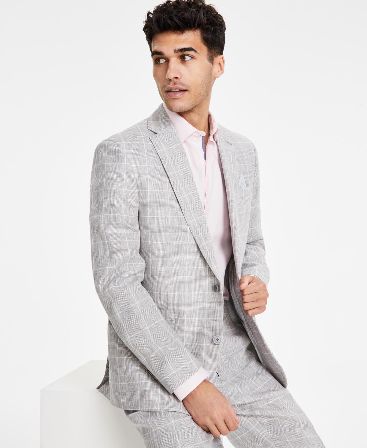 Bar Iii Mens Slim-Fit Linen Suit Jackets, Created for Macys Product Image