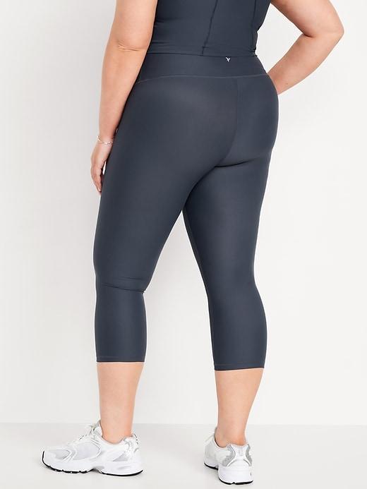 High-Waisted PowerSoft Crop Leggings Product Image