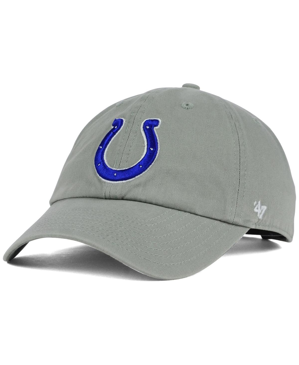 Mens 47 Gray Indianapolis Colts Clean Up Legacy Adjustable Hat Product Image