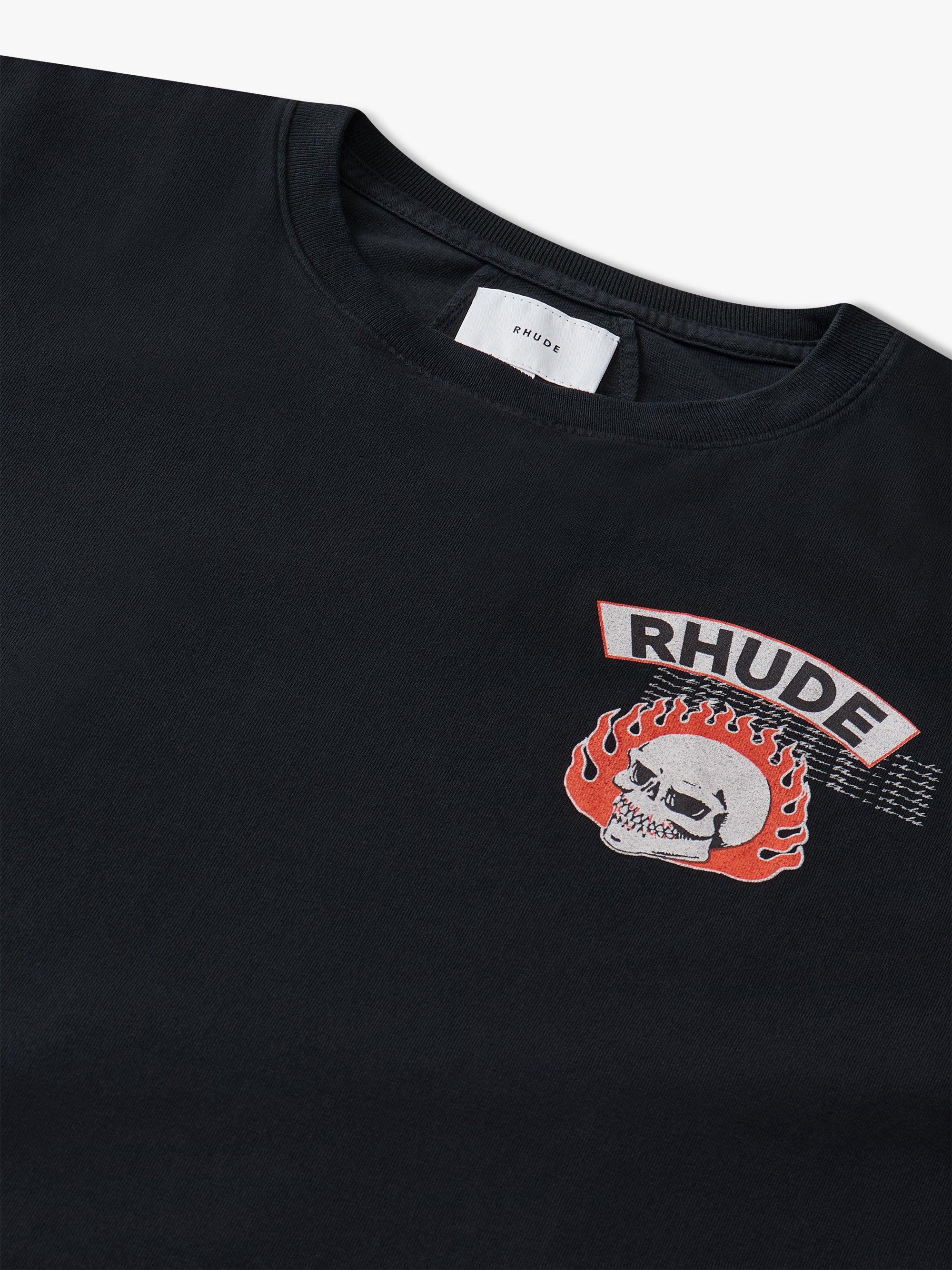 RHUDE 92 RALLY LS TEE Male Product Image