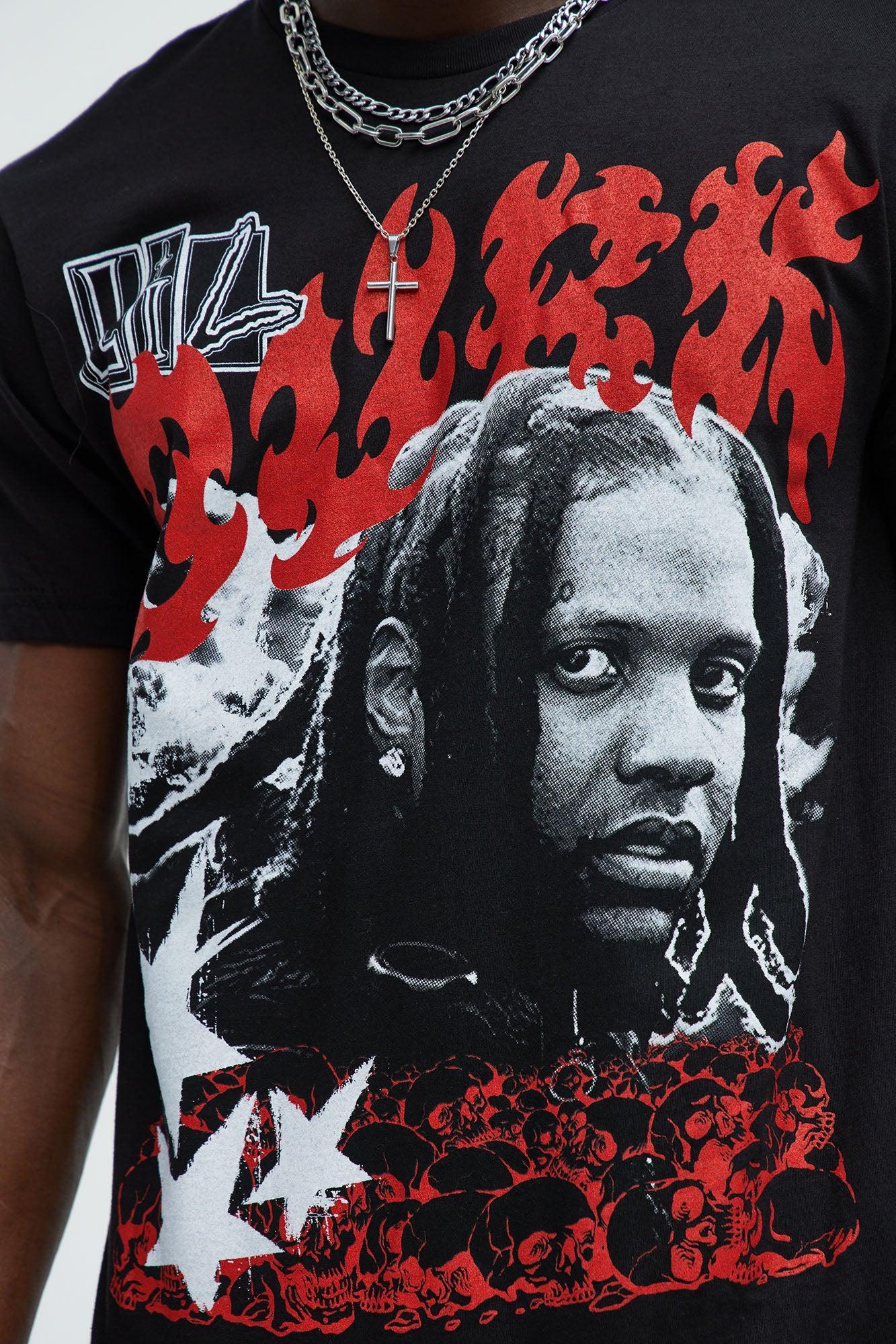 Lil Durk Short Sleeve Tee - Black Product Image