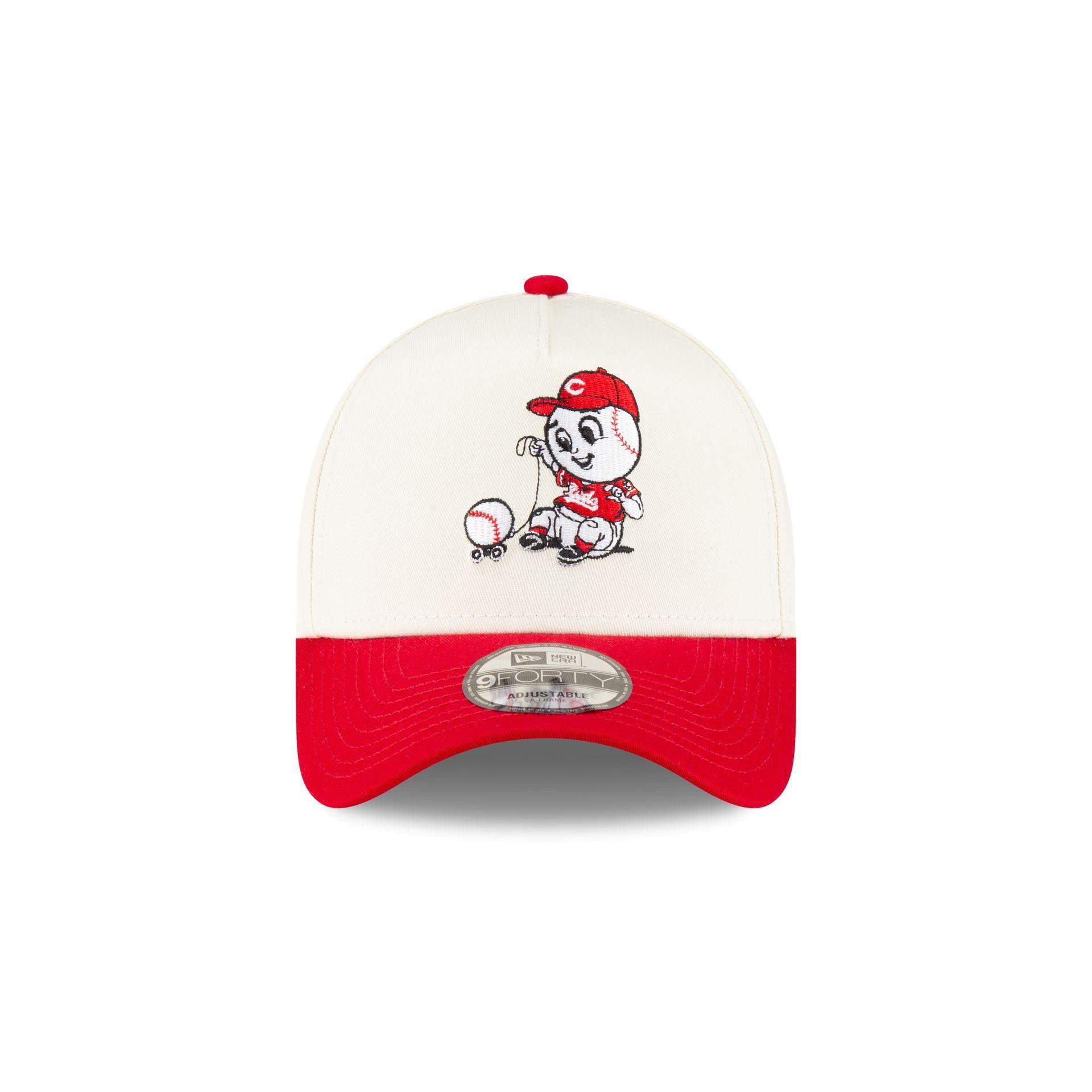 Cincinnati Reds Mini Mascot 9FORTY A-Frame Snapback Hat Male Product Image