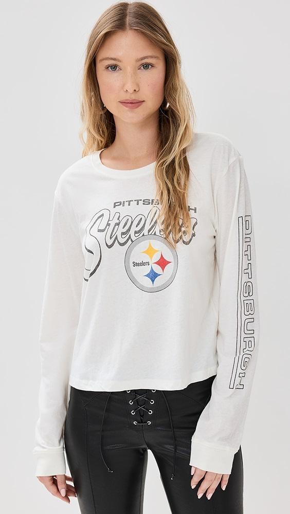 Junk Food Steelers Long Sleeve Crop Tee | Shopbop Product Image