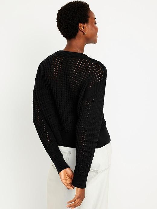 Open-Stitch Sweater Product Image