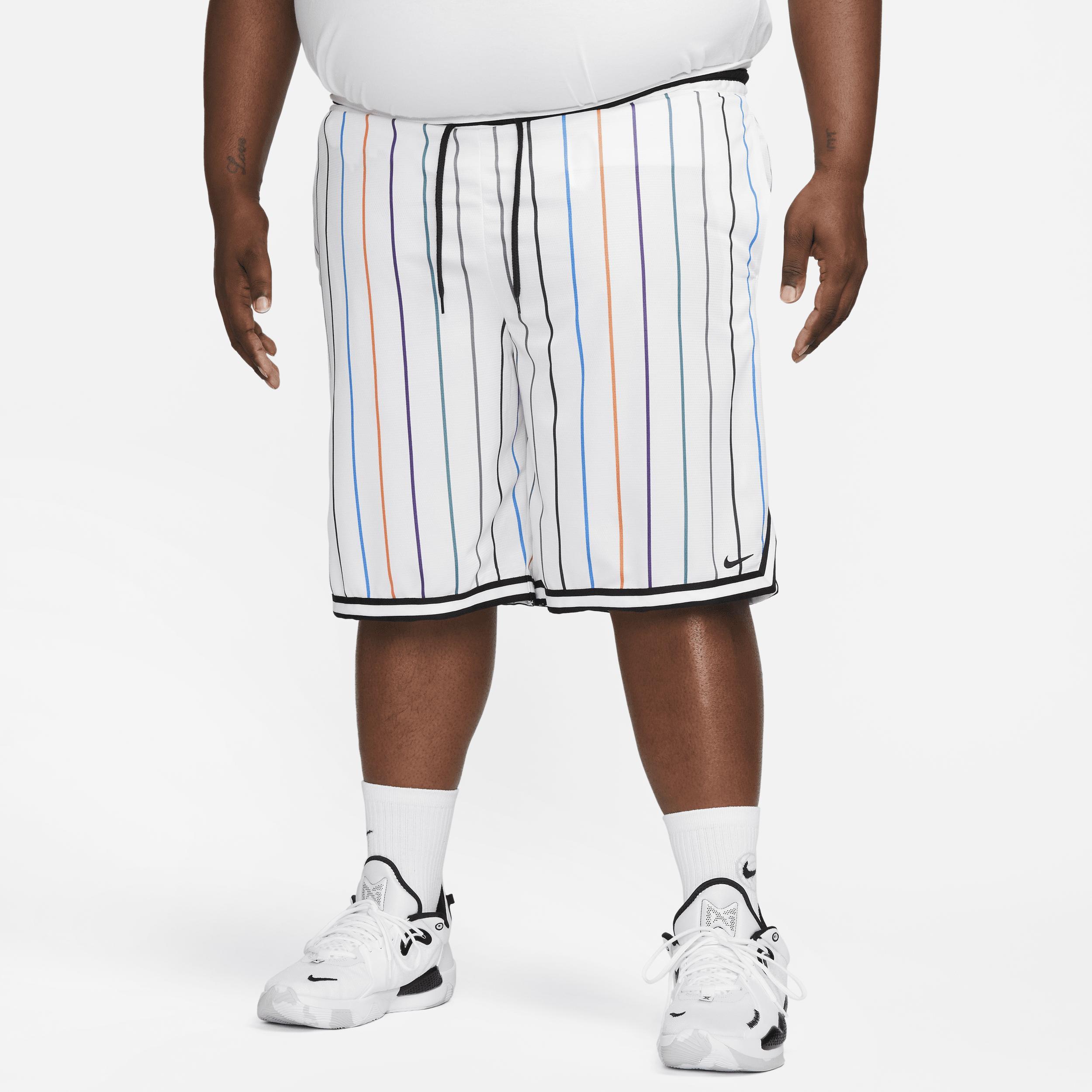 Nike Mens Nike Dri-Fit DNA 10 Shorts - Mens White/Black Product Image