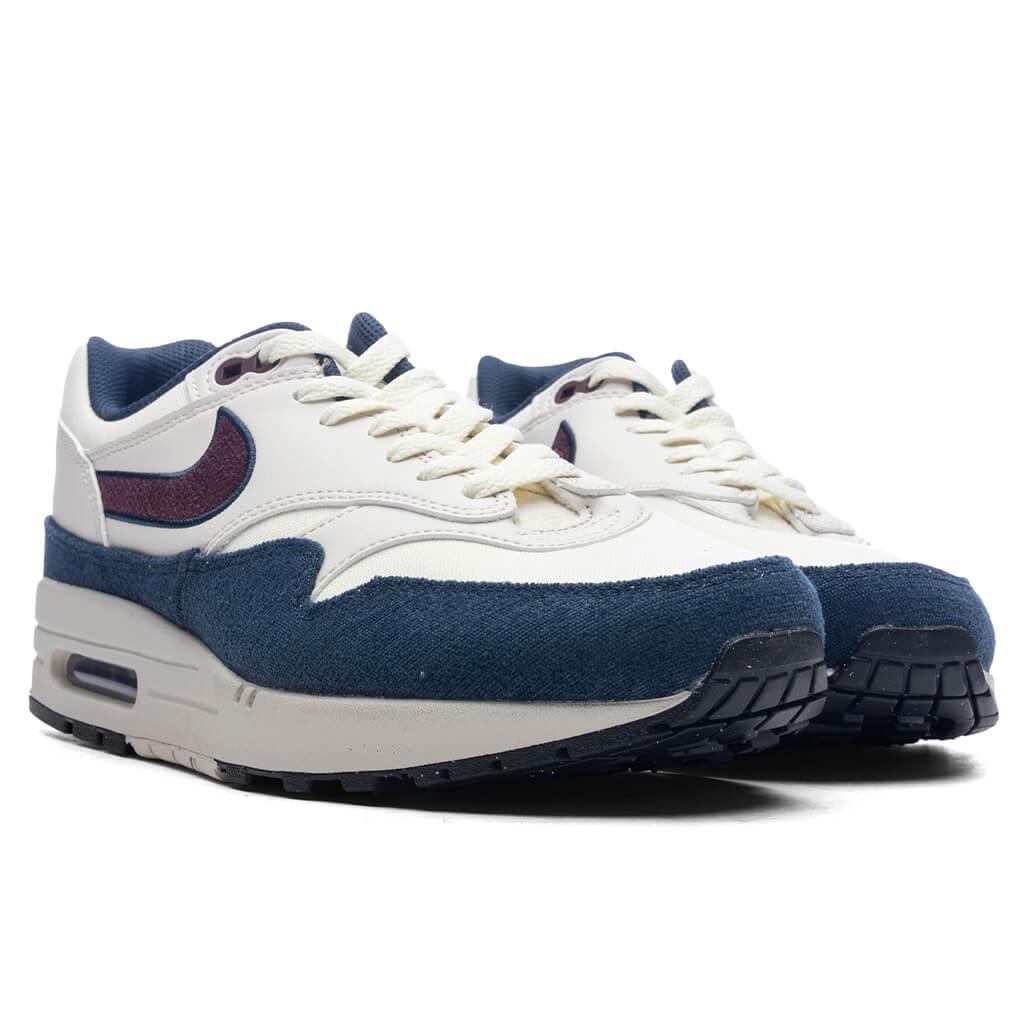 Air Max 1 - Coconut Milk/Burgundy Crush/Armory Navy Male Product Image