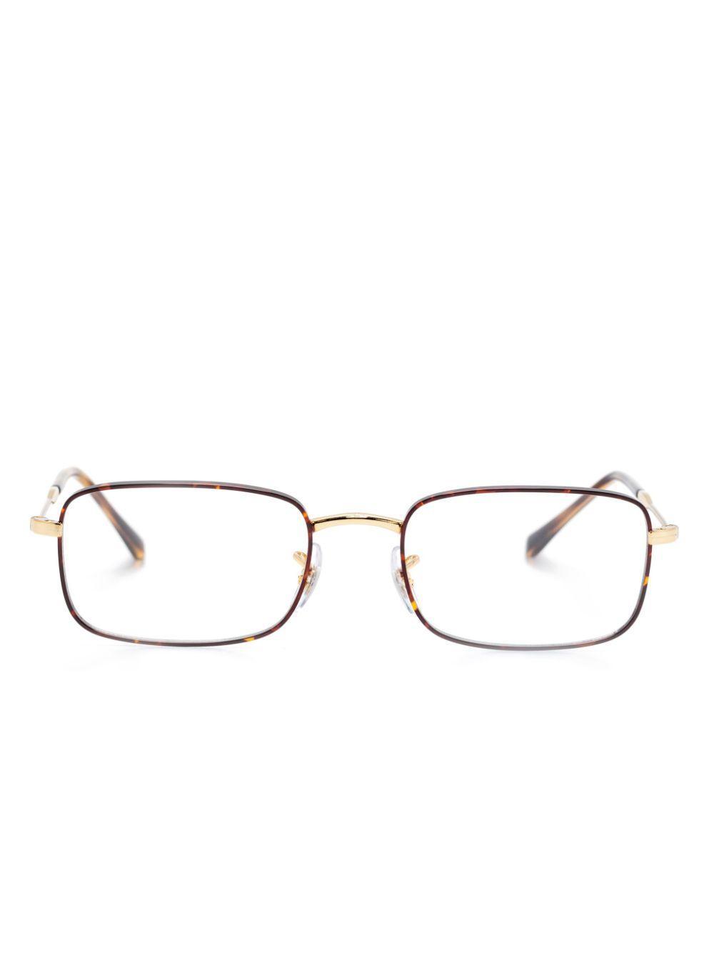 RAY BAN Rx3746v Glasses In Brown Product Image