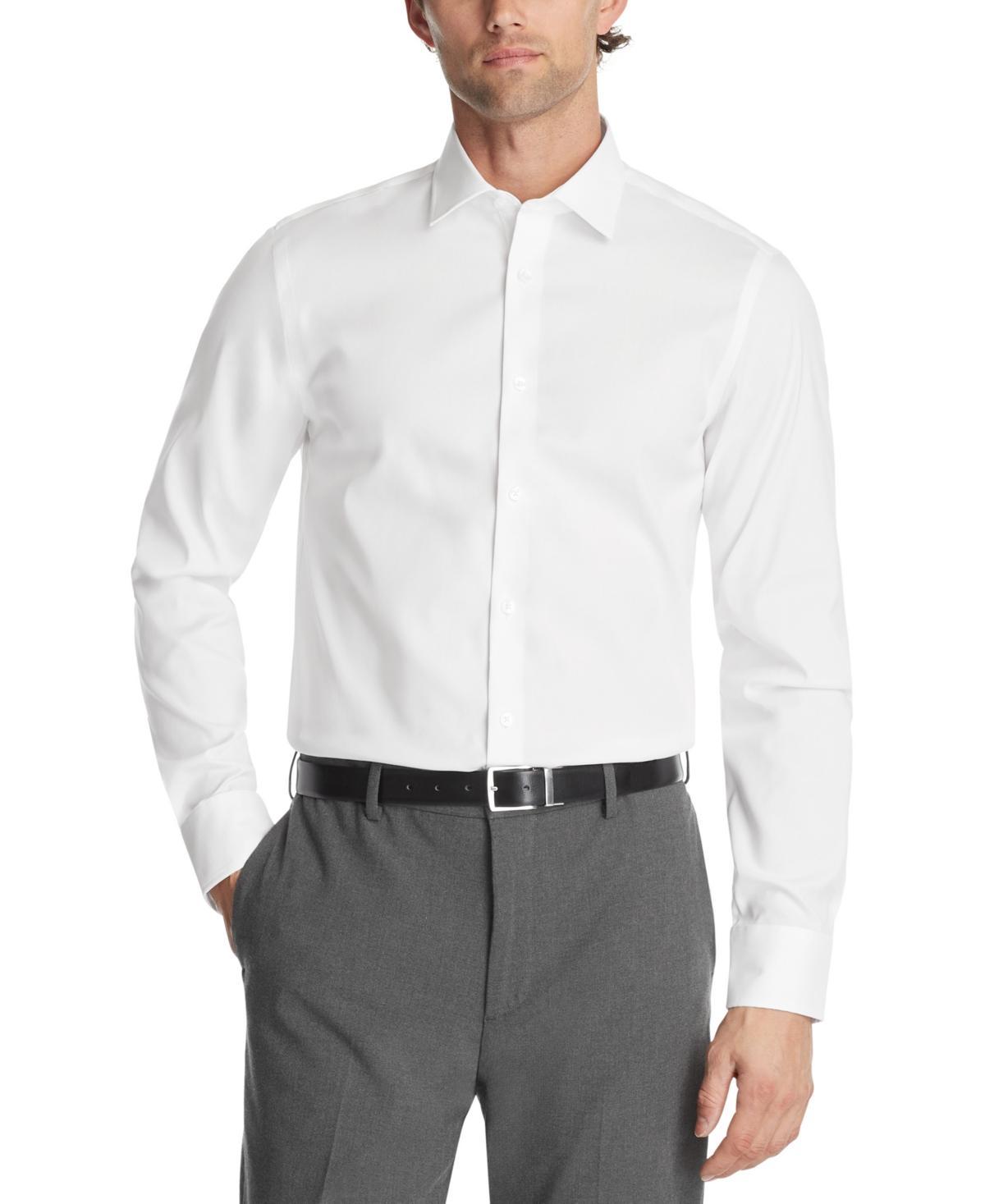 Men's Refined Cotton Stretch Regular Fit Dress Shirt Product Image