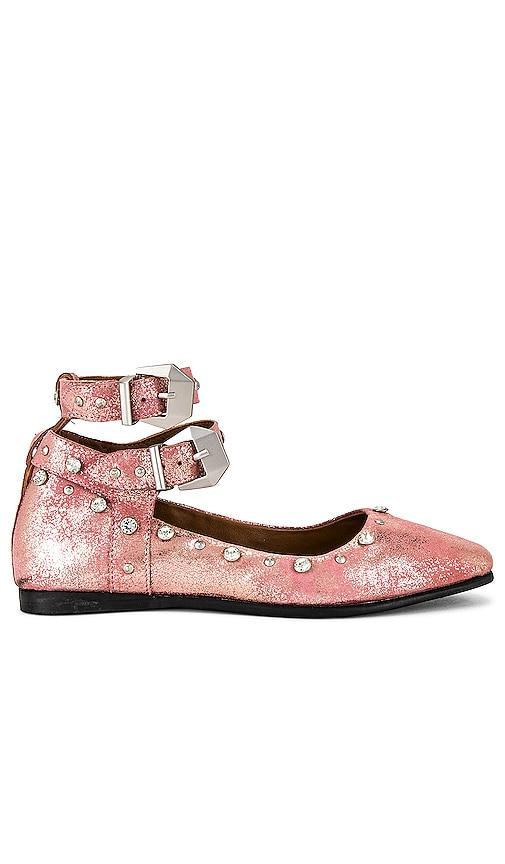 Free People Mystic Diamante Ankle Strap Flat Product Image