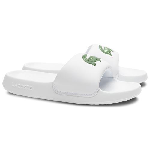 Lacoste Croco 1.0 123 1 (White/Green) Women's Shoes Product Image