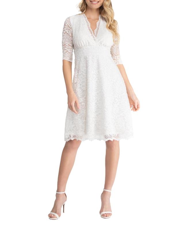 Kiyonna Bella Lace Fit & Flare Dress Product Image