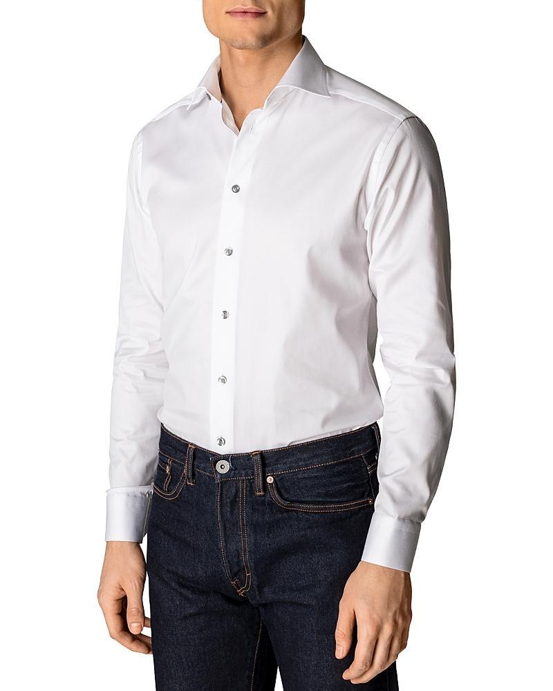 Eton Contemporary Fit Twill Dress Shirt Product Image