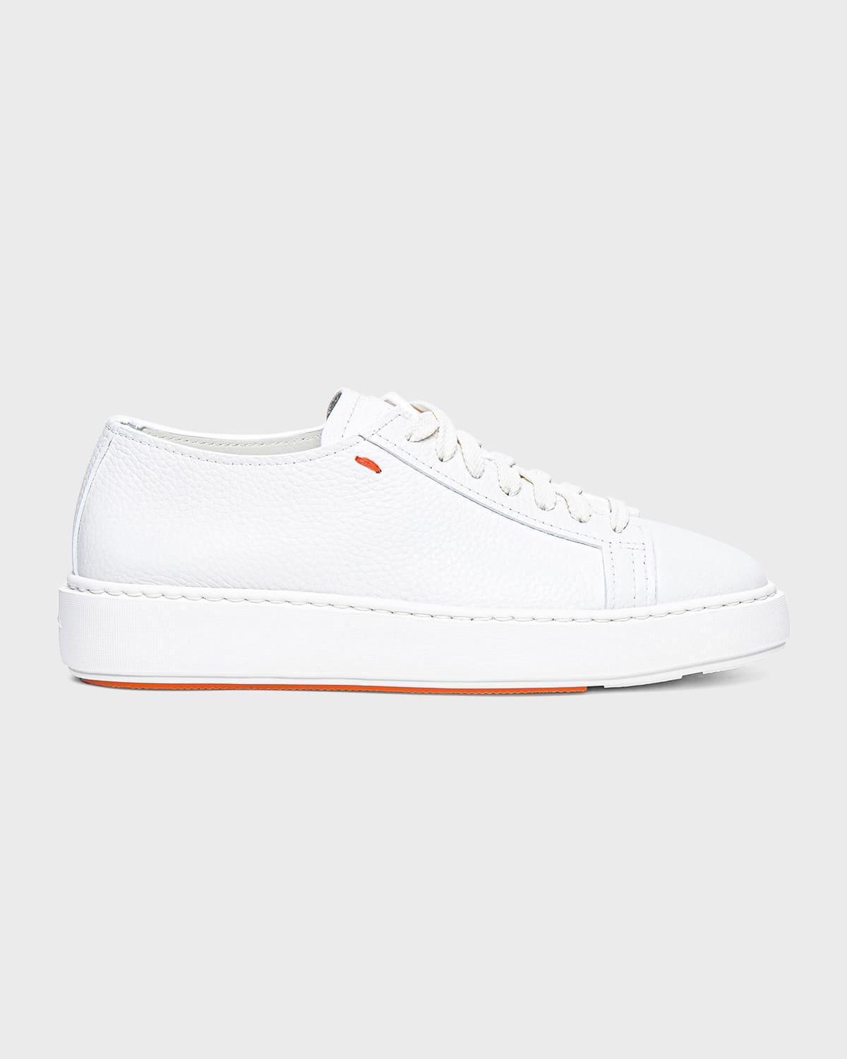 Womens Leather Low-Top Sneakers Product Image