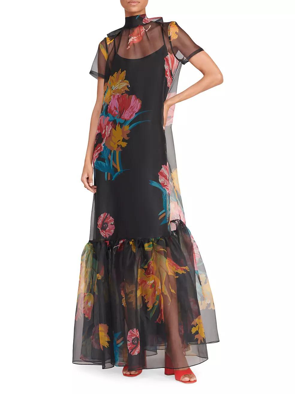 Calluna Floral Organza Gown Product Image