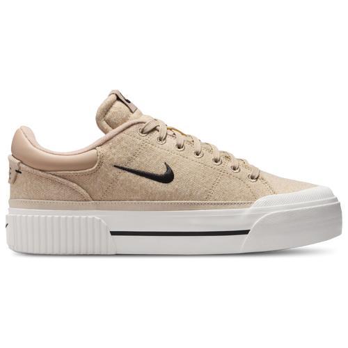 Nike Womens Nike Court Legacy Lift - Womens Training Shoes Hemp/Black/Sail Product Image