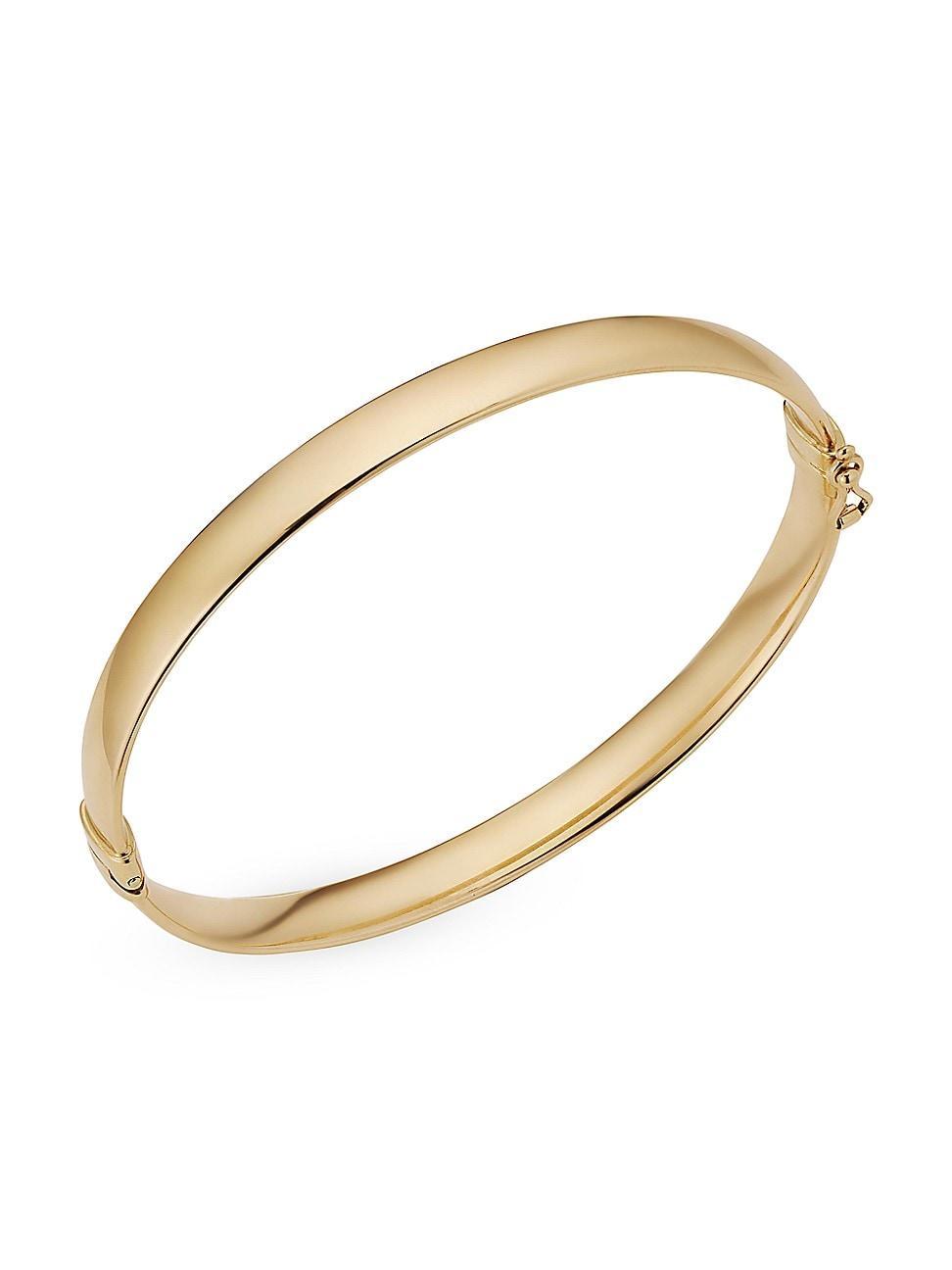 Womens 14K Yellow Gold The One Bold Bangle Product Image