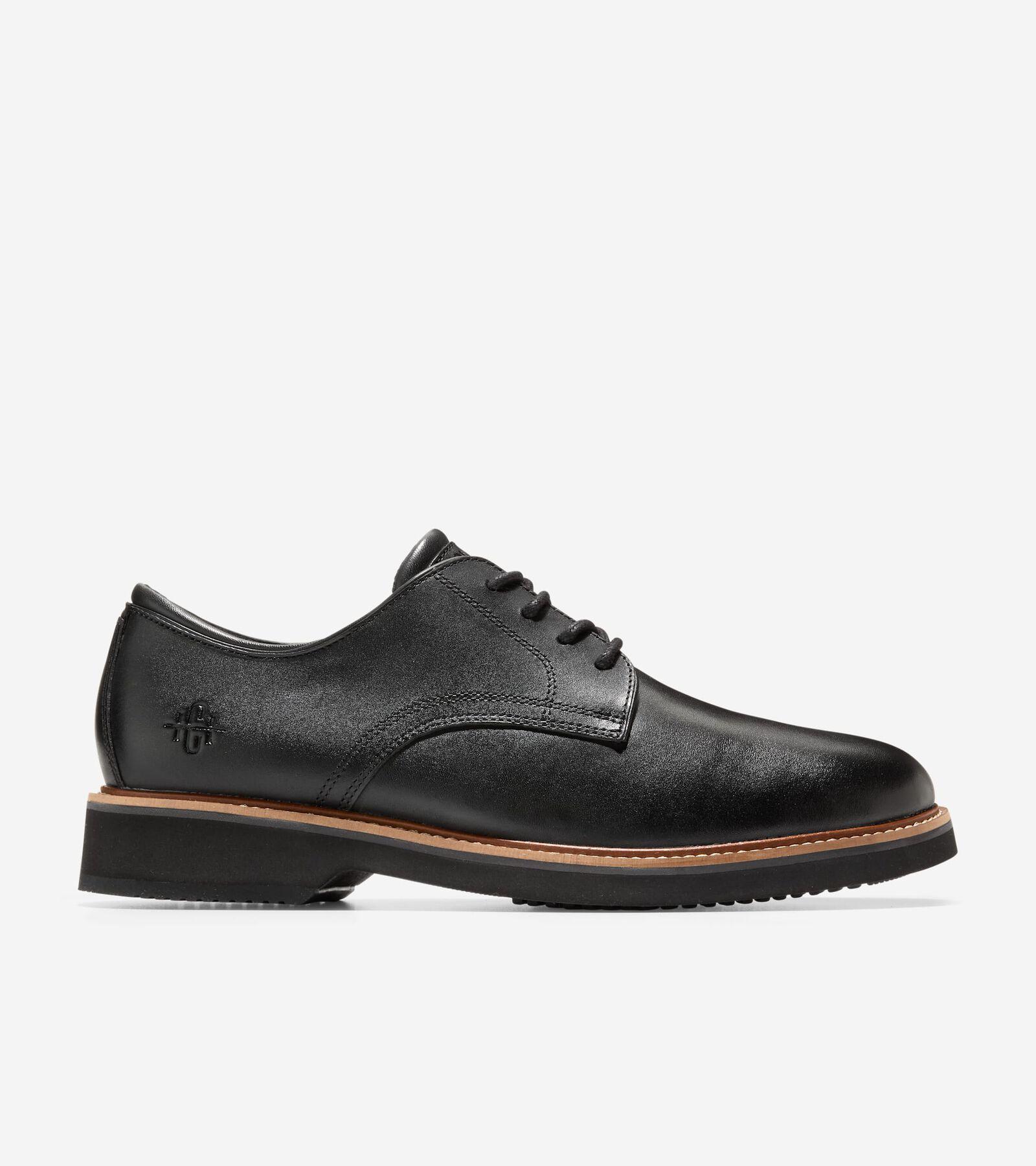 Cole Haan Mens American Classics Montrose Plain Toe Oxford Shoes - Black Size 9.5 Product Image