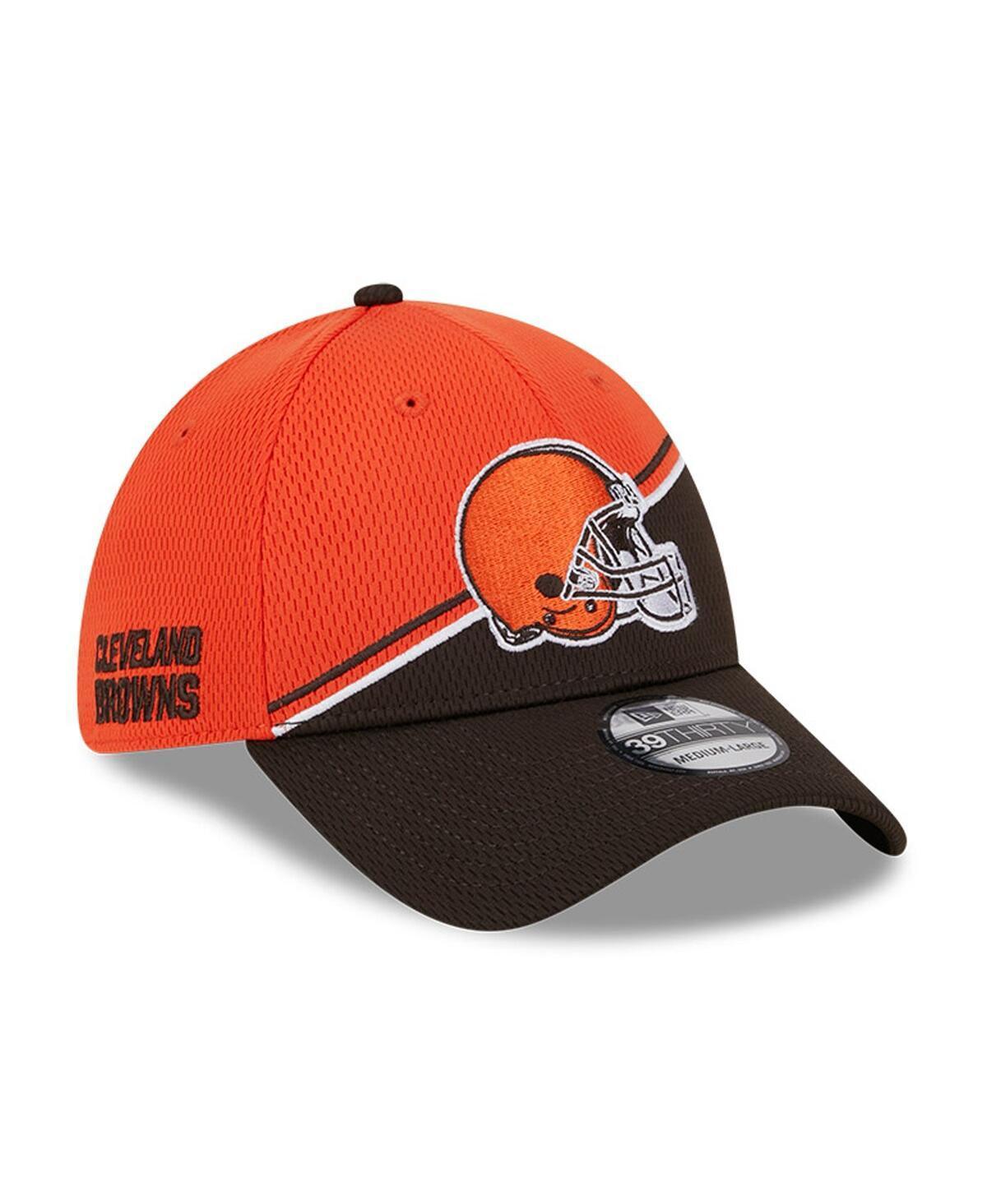 Mens New Era Orange Cleveland Browns 2023 Sideline 39THIRTY Flex Hat - Orange Product Image