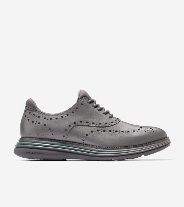 Cole Haan Mens riginal Grand Ultra Wingtip Oxford Shoes - Grey Size 9.5 Waterproof Product Image