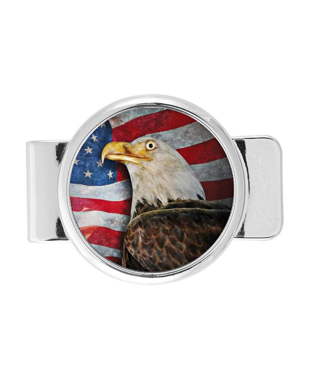 Mens American Coin Treasures American Bald Eagle Colorized Jfk Half Dollar Money Clip Product Image