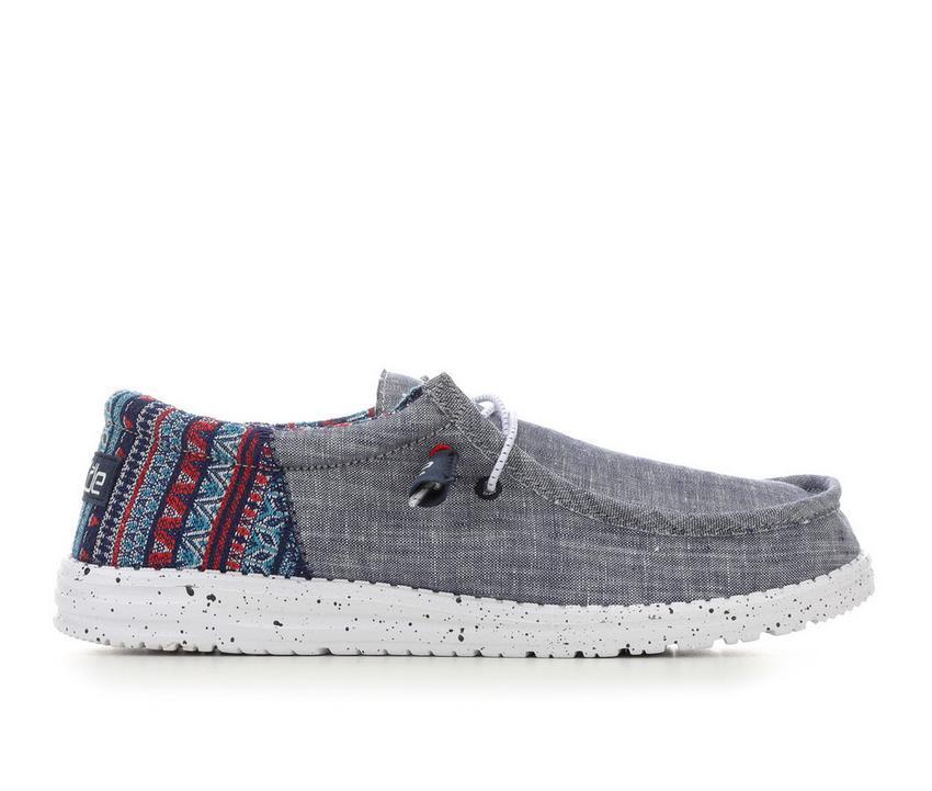 Men's HEYDUDE Wally Funk Jacquard Casual Shoes Product Image