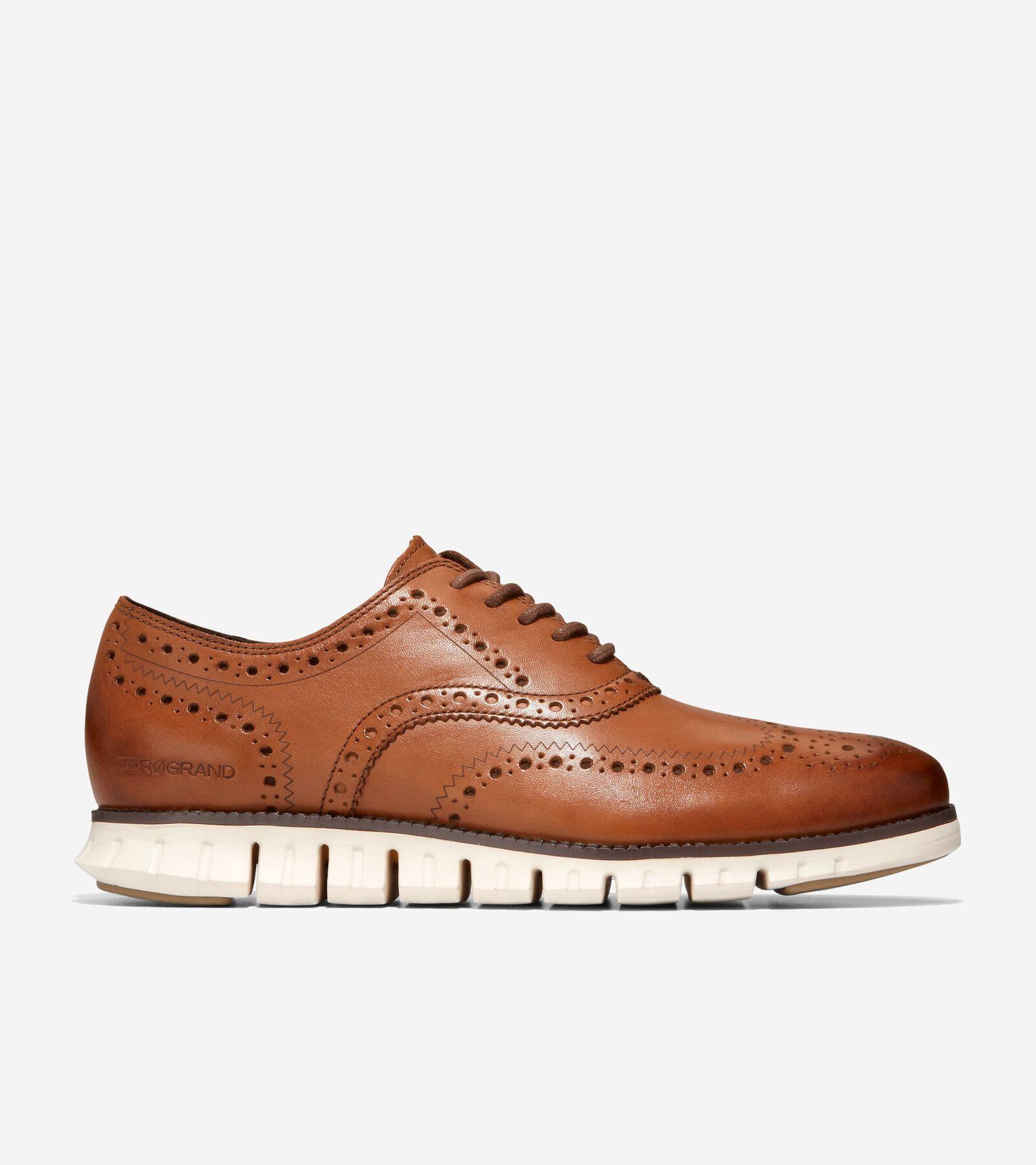 Mens ZeroGrand Leather Wingtip Oxfords Product Image