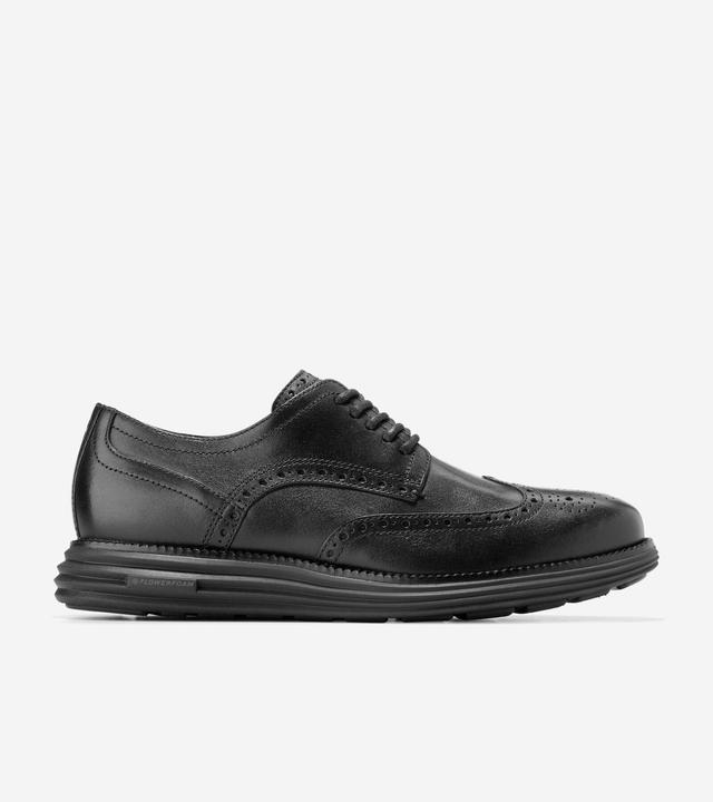 Cole Haan Mens riginal Grand Remastered Wingtip Oxford Shoes - Black Size 9.5 Product Image