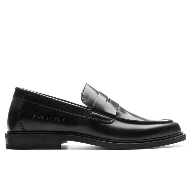 Loafer in Leather Sole - Black Male Product Image