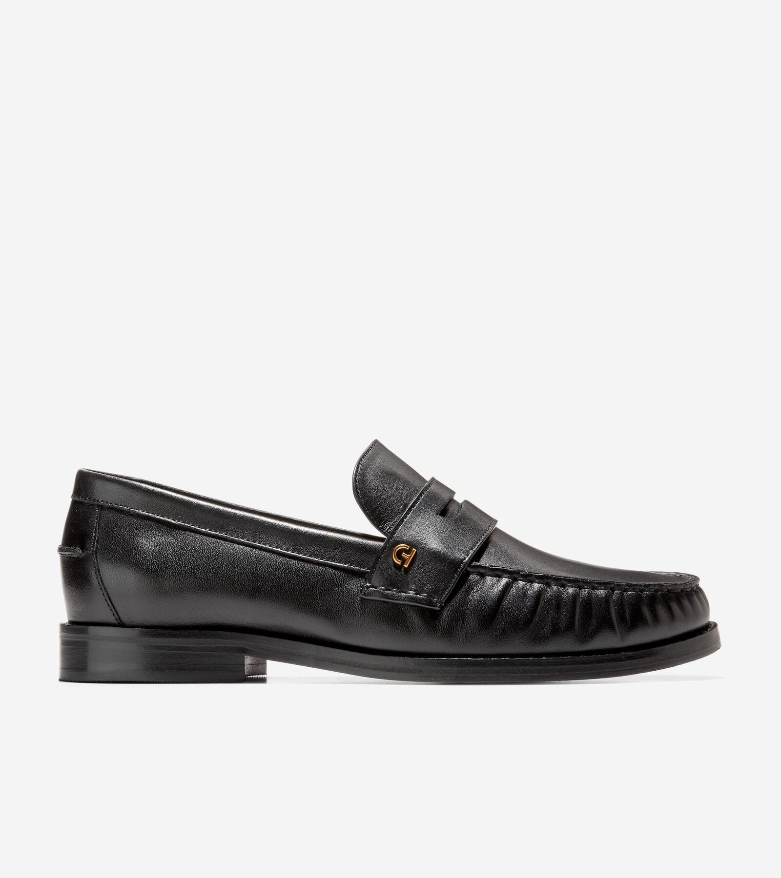 Cole Haan Womens Lux Pinch Penny Loafer - Black Size 6 Product Image