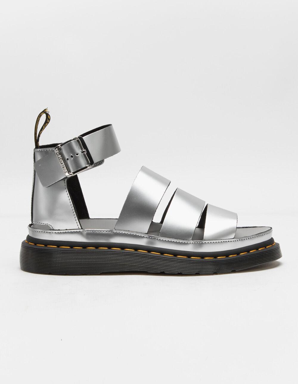 DR MARTENS Clarissa II Metal Leather Womens Sandals Product Image