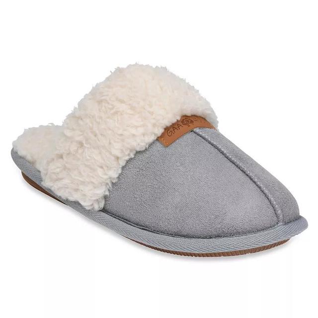 GaaHuu Womens Sherpa Lined Memory Foam Scuff Slippers Product Image