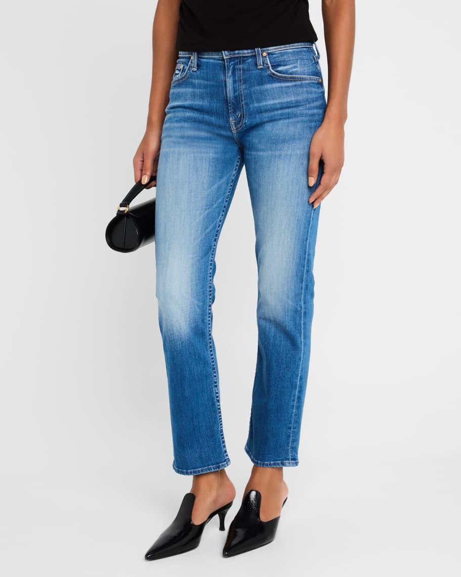 The Mid-Rise Rider Ankle Jeans Product Image