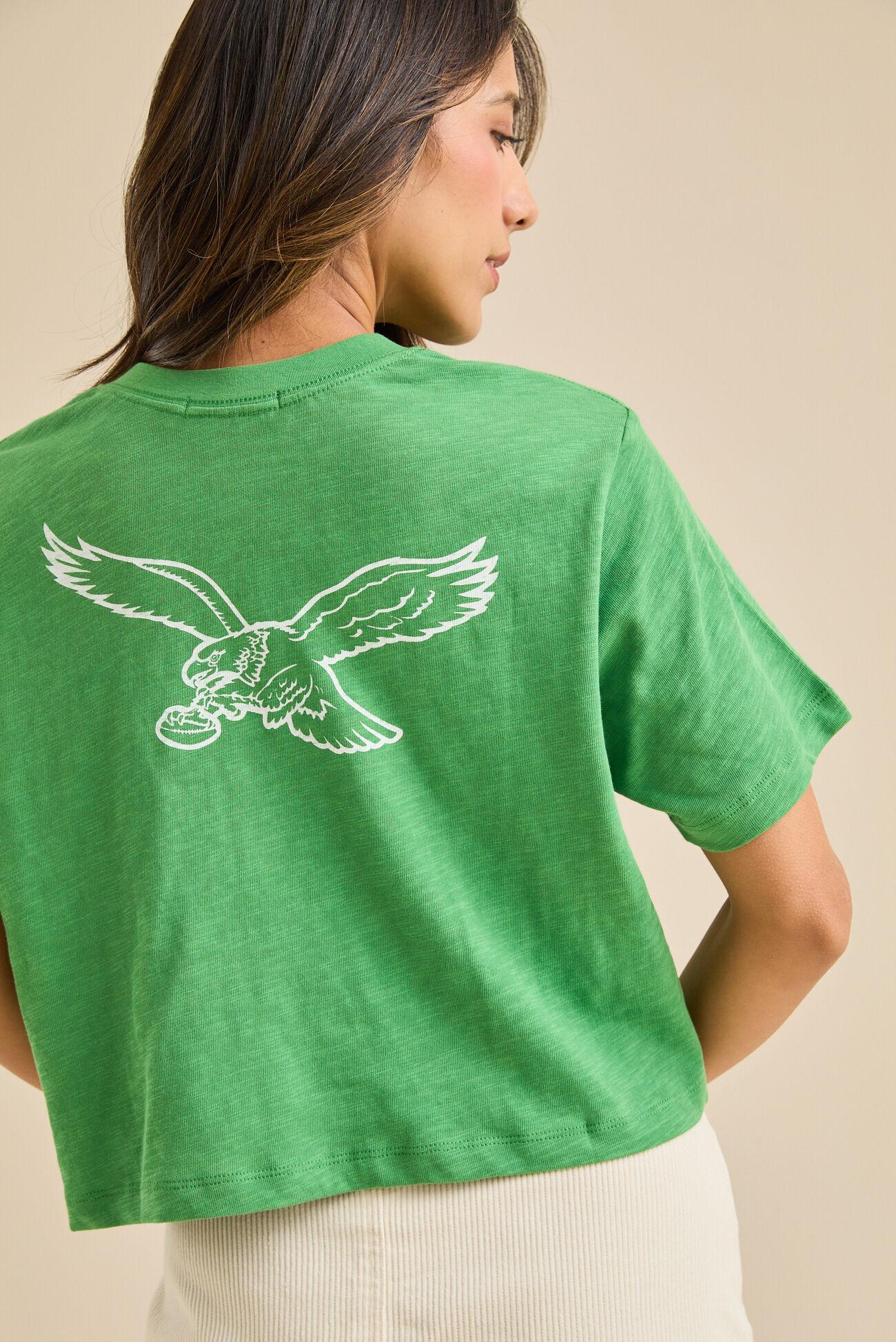 Philadelphia Eagles Cropped Tee Product Image