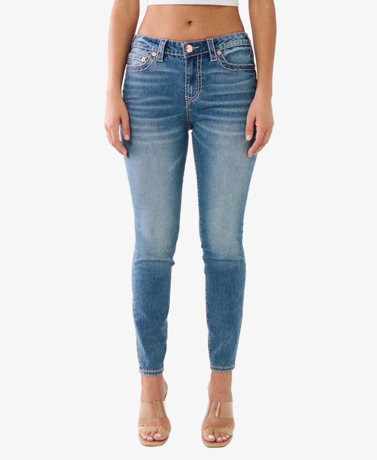 True Religion Womens Halle No Flap Big T Skinny Jeans Product Image