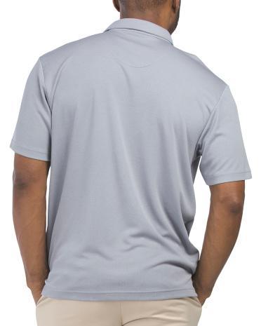 Heather Twill Golf Polo T-shirt for Men Product Image