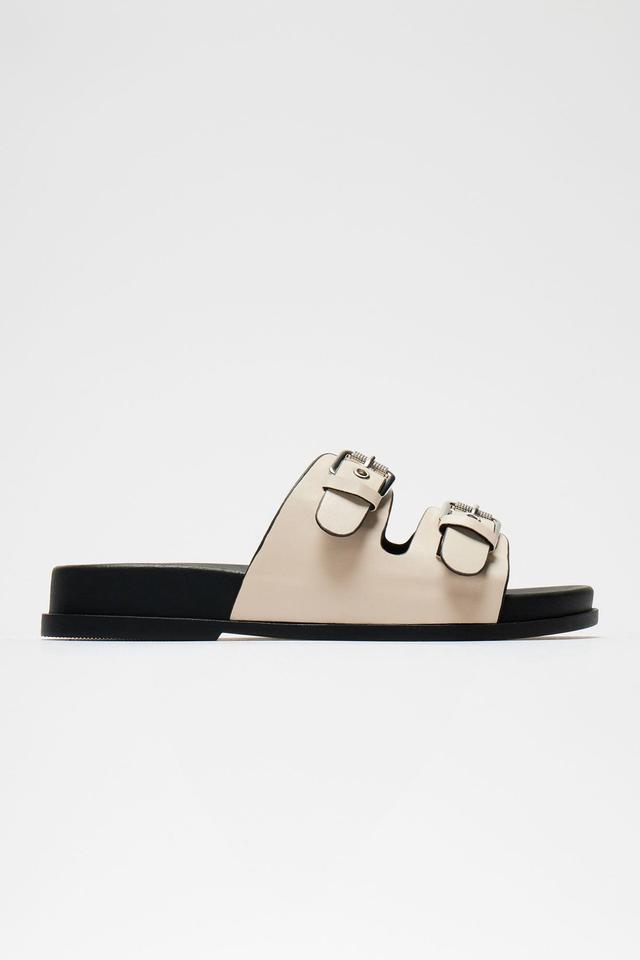 Jocie Flat Sandals - Ivory Product Image