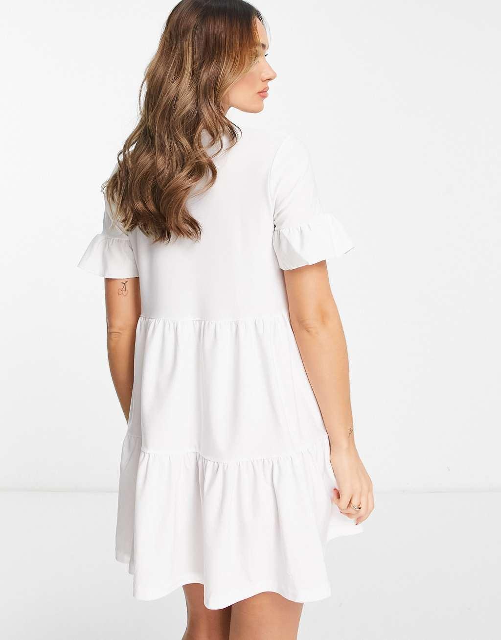 Rebellious Fashion mini smock dress Product Image