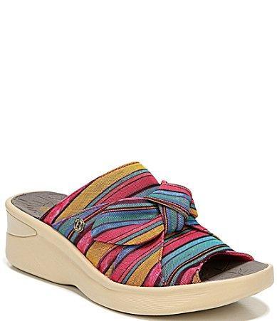 BZees Smile Wedge Slide Sandal Product Image