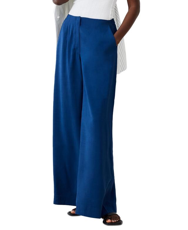 French Connection Womens Barbara Wide Leg High Rise Pants Product Image